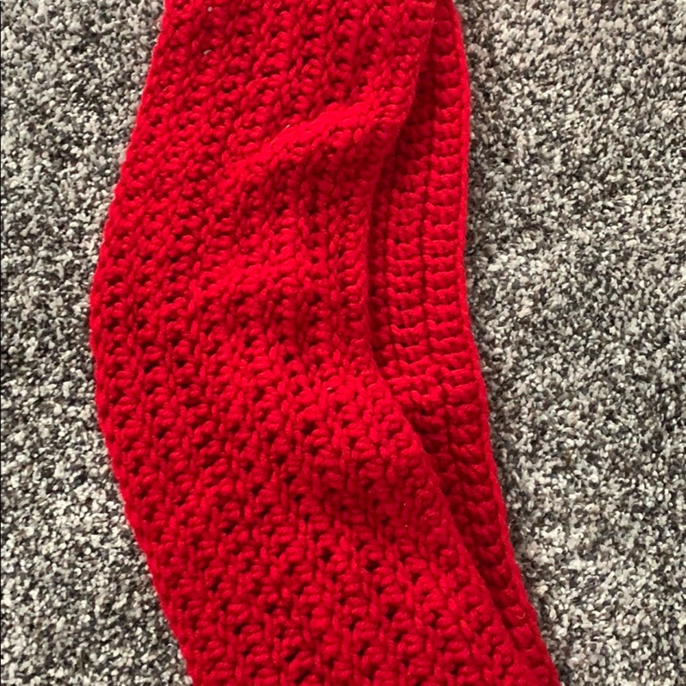 Red Infinity Scarf - Picture 2 of 3